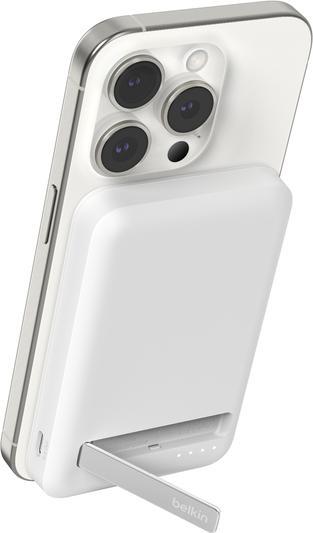 Immagine prodotto Belkin BoostCharge Pro, Quick Charge 2.0, Carica wireless, 15 W, Bianco (5000 mAh, 15 W)