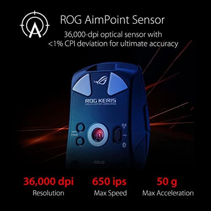 Produktbild ASUS ROG Keris Aimpoint (Kabelgebunden, Kabellos)