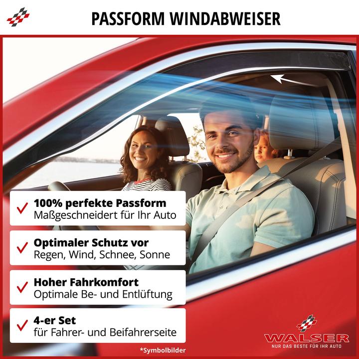 Produktbild Walser Windabweiser für Dacia Duster (HM) 10/2017-Heute