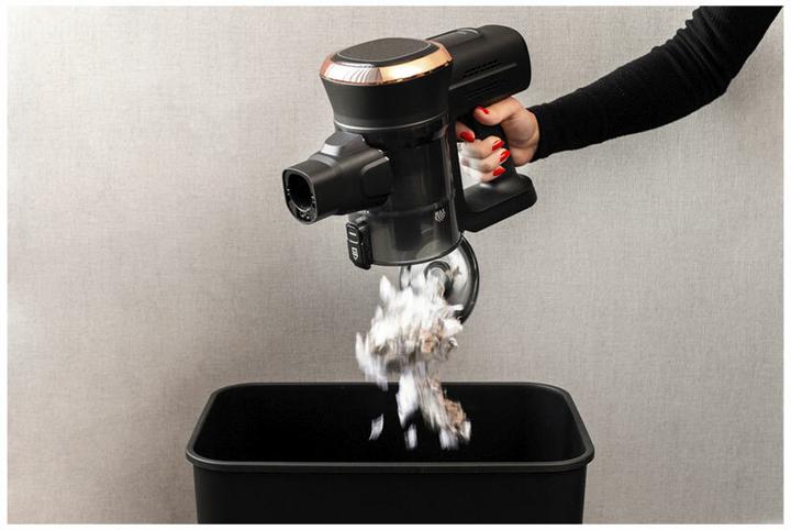 Immagine prodotto BerlingerHaus Aspirapolvere a batteria di design, motore BLDC da 220 W, batteria Li-ION da 25,9 V, nero-oro rosa