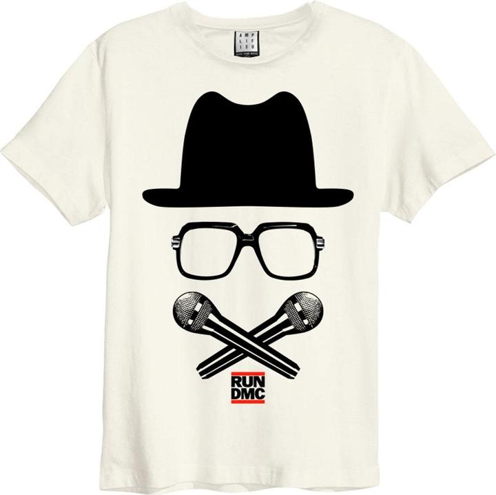 Immagine prodotto Amplified Maglietta unisexe adulte 2 Mics Run DMC (S)