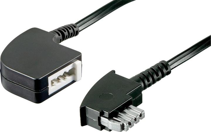 Actual product image Goobay Telephone cable extension N-coded 6.0m