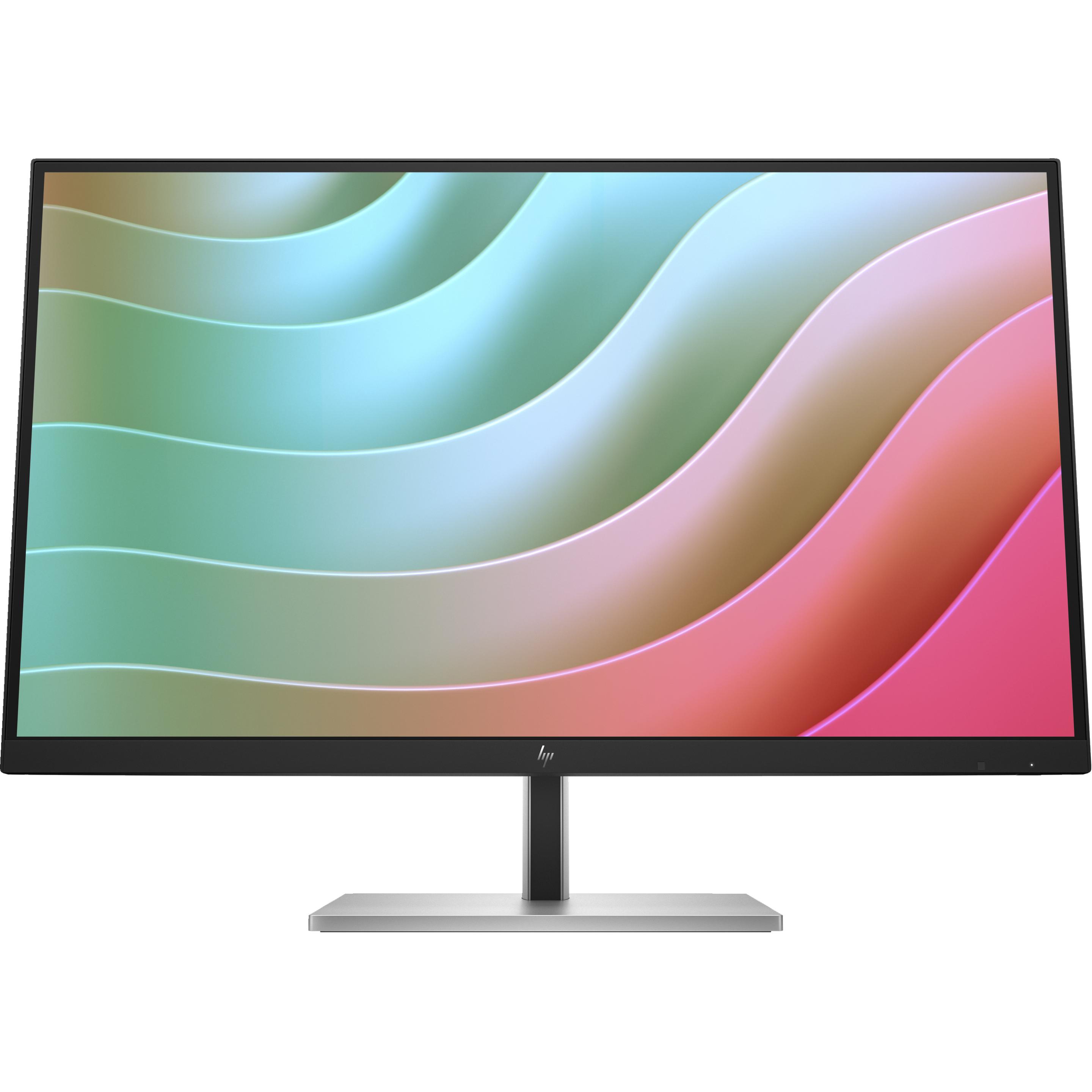 HP E27k G5 (3840 x 2160 Pixel, 27"), Monitor, Schwarz, Silber