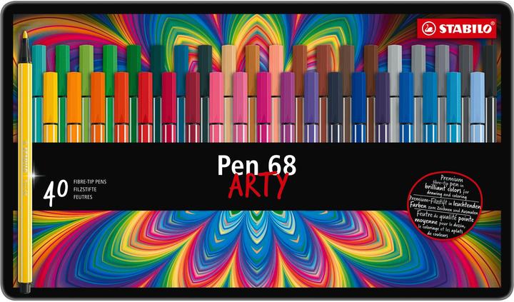 Actual product image STABILO Pen 68 Premium felt-tip pen (40 x)
