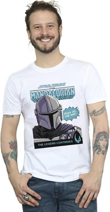 Immagine prodotto Star Wars Mando Comic Cover Maglietta Uomo (M)