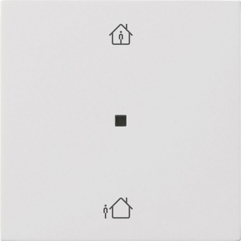 Gira 5106112, Pulsante + Interruttore, Bianco