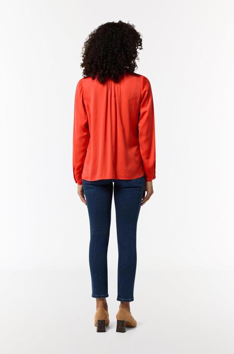 Produktbild Comma Bluse Satinierte Tunikabluse im Relaxed Fit (36)