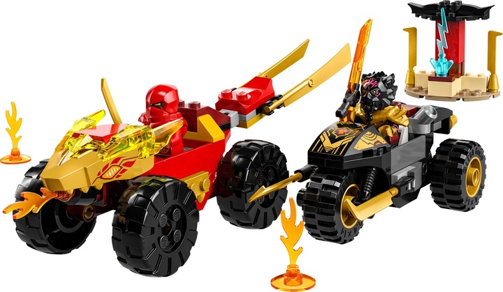 Immagine prodotto LEGO 71789 Inseguimento con lo speedster di Kai e la moto di Ras (71789, LEGO Ninjago)