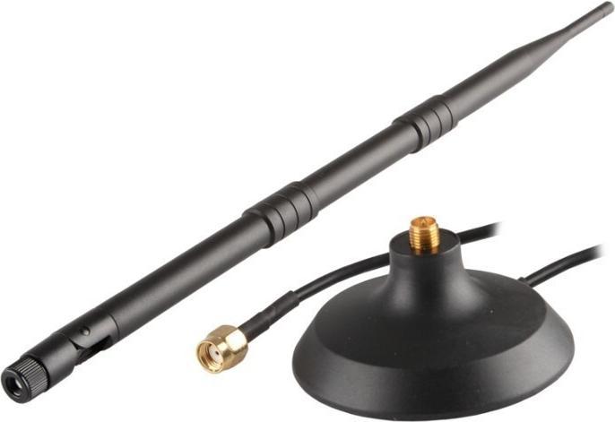 Savio AK-05 Network Antenna Omnidirectional Antenna RP-SMA 12 dBi (Wi-Fi)