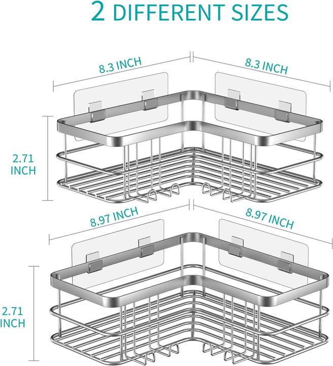 Immagine prodotto Yazoni 2 x Duschablagen
