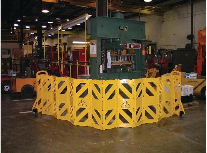 Actual product image Rubbermaid Barrier fence made of polyethylene, mobile