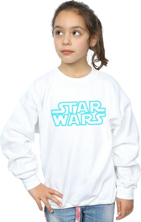 Produktbild Star Wars Neon Sign Logo Sweatshirt Mädchen (140, 146)