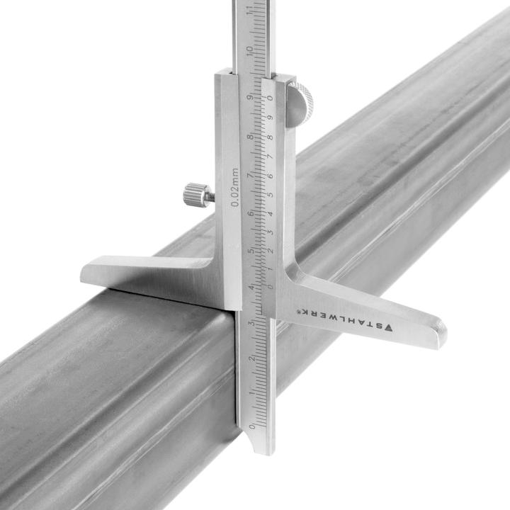 Immagine prodotto Stahlwerk Calibro di profondità 0-200 mm DIN 862 in acciaio inossidabile (20 cm)