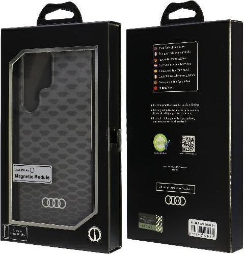 Produktbild Audi IML Stitching Pattern MagSafe Case S928 czarny/black hardcase AU-IMLMU-Q5/D3-BK (Samsung Galaxy S24 Ultra)