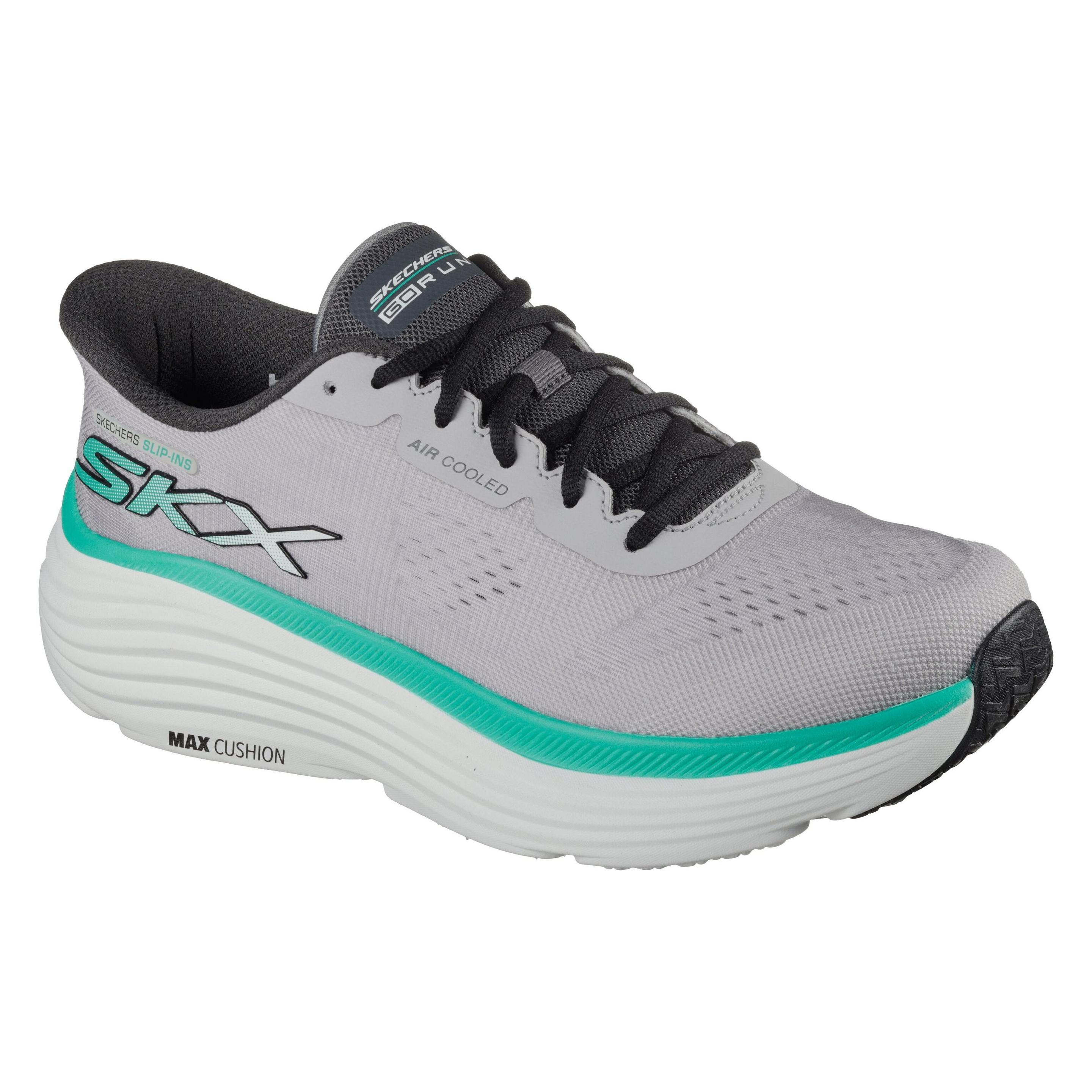 Skechers, Herren, Laufschuhe, Max Cushioning Endeavor Exciton Laufschuhe (44), Grau