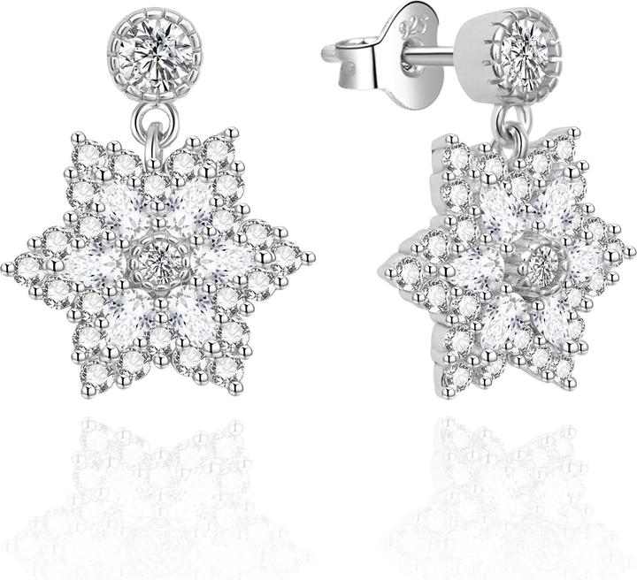 Immagine prodotto Agato - Charming dangling earrings with zircons AGT-E012PW