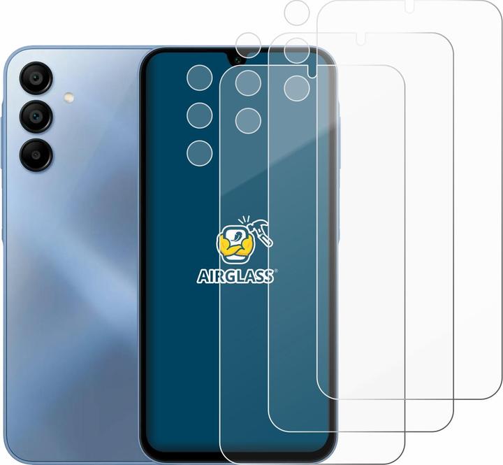 Actual product image BROTECT AirGlass bulletproof glass film (3 Piece, Samsung Galaxy A15 5G)