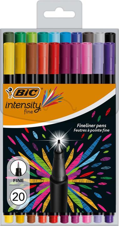 Productafbeelding Bic INTENSITEIT FIJN - fijne pen (Veelkleurig, 20 x)