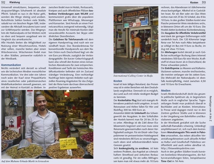 Immagine prodotto Reiseführer Israel und Palästina (Tedesco, Jens Wiegand, 2022)