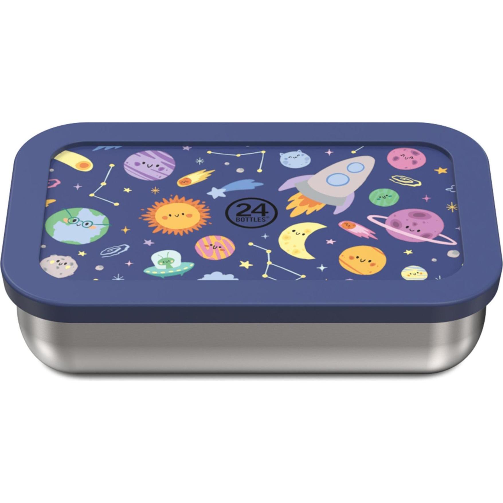 24 Bottles Brotdose 18.5 cm, Portapranzo, Blu, Multicolore