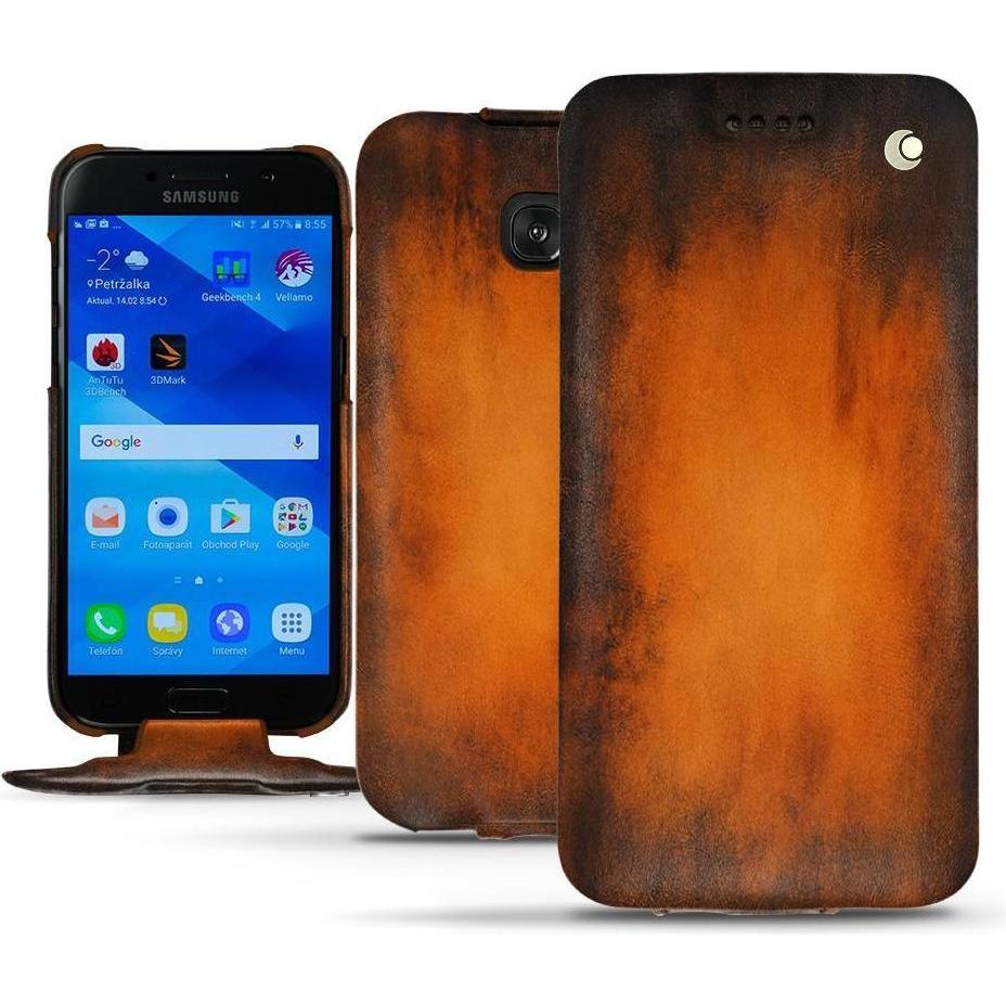 Thumbnail - Noreve Lederschutzhülle vertikal (Samsung Galaxy A3 (2017)), Smartphone Hülle, Violett