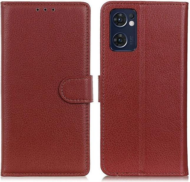 Image du produit MU Classic Série de couvertures de livre en cuir Litchi (OPPO Reno7 Z 5G)