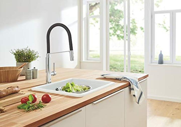 Produktbild Grohe Küchenarmatur mit flexiblen Auslauf Concetto chrom glänzend 31491000