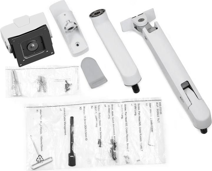 Produktbild Ergotron HX Arm With Very Heavy Duty Pivot Wall Mount White (Wand, 57.01")