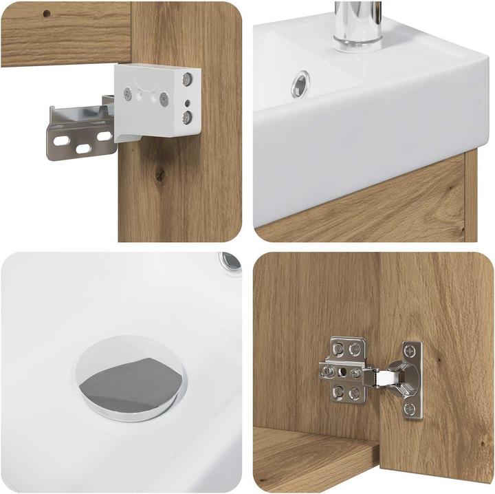 Actual product image vidaXL Badezimmer-Waschtisch (405 mm, 225 mm)