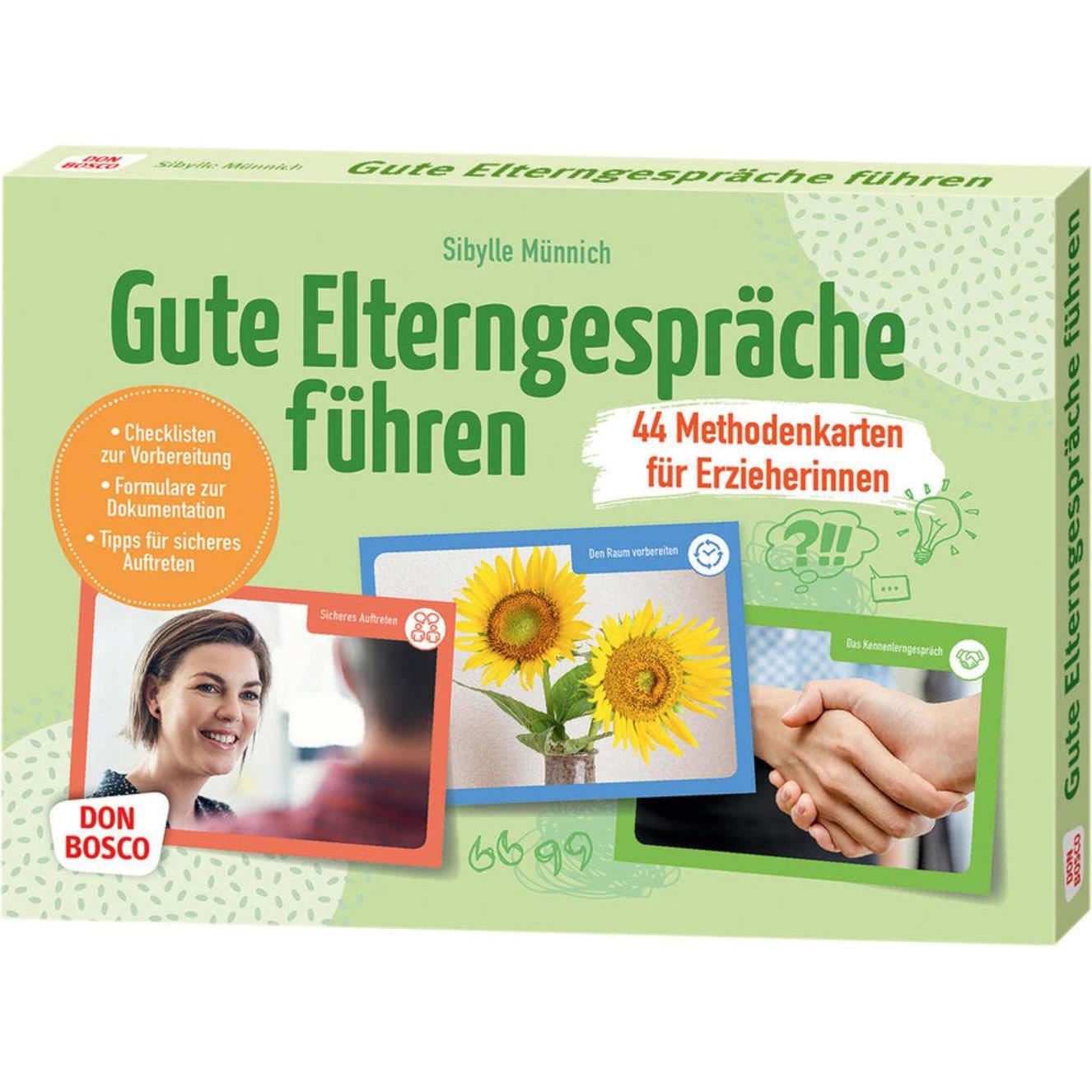 Gute Elterngespräche führen - 44 Methodenkarten für Erzieherinnen, Schulbücher von Sibylle Münnich