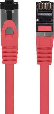 Produktbild Lanberg Patchcord Kat.8.1 S/Ftp Lszh Cu 5m Czerwony Fluke Passed (S/FTP, CAT8.1, 5 m)
