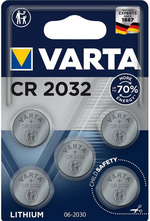 Productafbeelding Varta Cr2032 (5 Pcs., CR2032, 230 mAh)