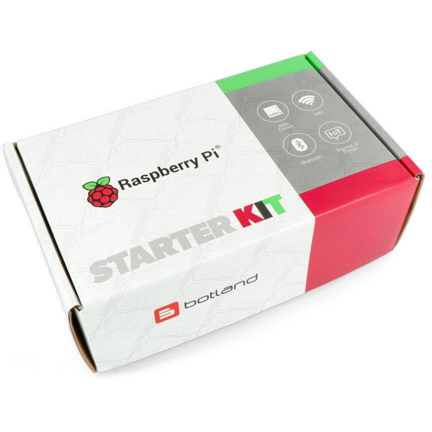 Raspberry Pi Zestaw z 5 WiFi 8GB RAM + 32GB microSD + oficjalne akcesoria), Scheda + Kit di sviluppo