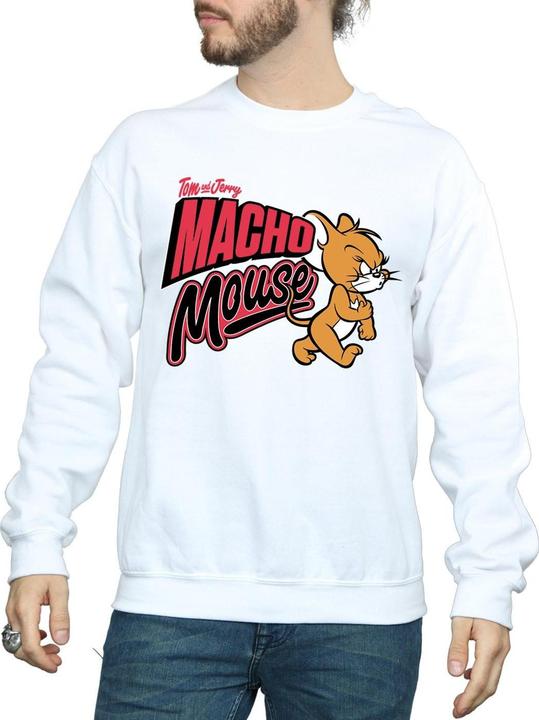 Actual product image Tom & Jerry Mens Macho Mouse Sweatshirt (M)