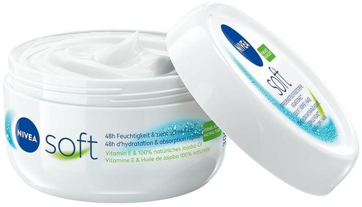 Produktbild NIVEA Soft erfrischende Feuchtigkeitscreme Topf (Körpercreme, 300 ml)