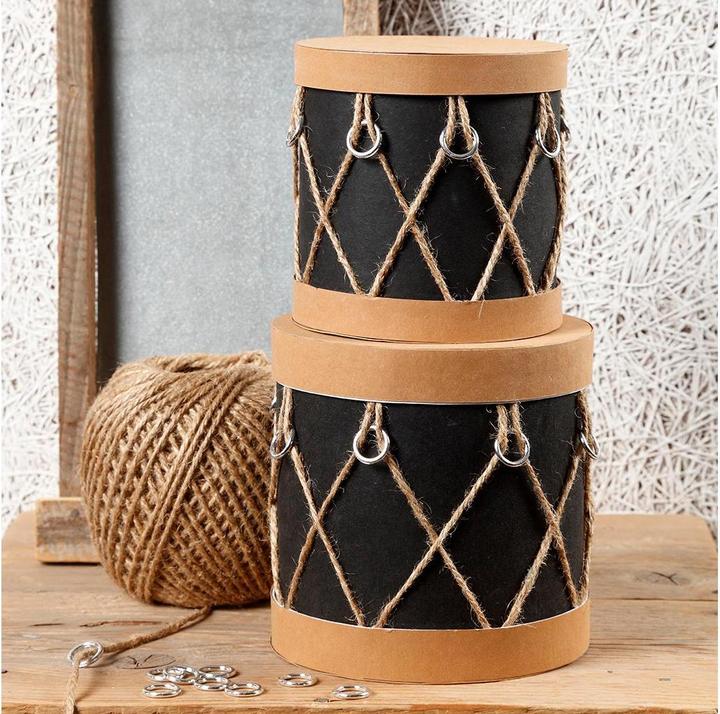 Immagine prodotto Creativ Company Papp-Schachtel 2 Stück, Weiss