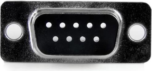 Produktbild StarTech DB9 auf RJ45 Modular-Adapter - Stecker/Buchse - Seriell Adapter DB-9 / RJ-45 - St / Bu (0.09 m)