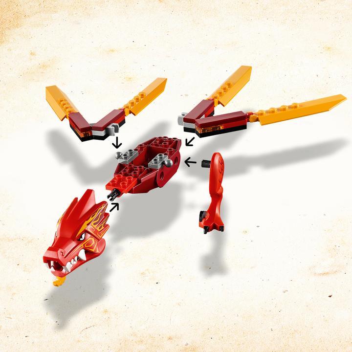 Immagine prodotto LEGO Ninjago - Il drago di fuoco di Kai (71701, LEGO Ninjago)