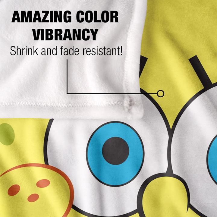 Produktbild Spongebob Squarepants Decke Seidig (152 x 127 cm)