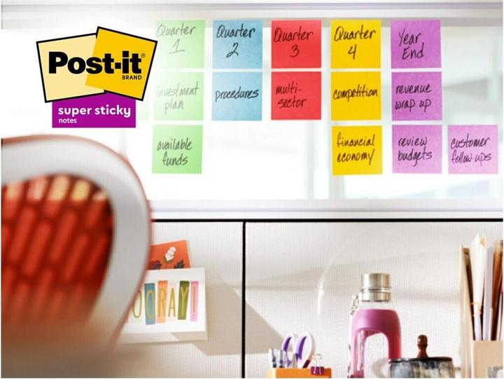 Produktbild Post-it Super Sticky Playful (76 x 127 mm)