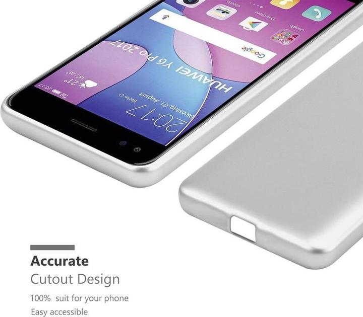 Immagine prodotto Cadorabo Copertura metallica opaca in TPU (Huawei Y6 Pro (2017))