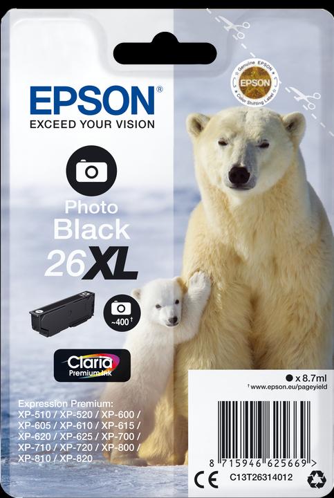 Produktbild Epson 26XL Claria Premium (PBK)