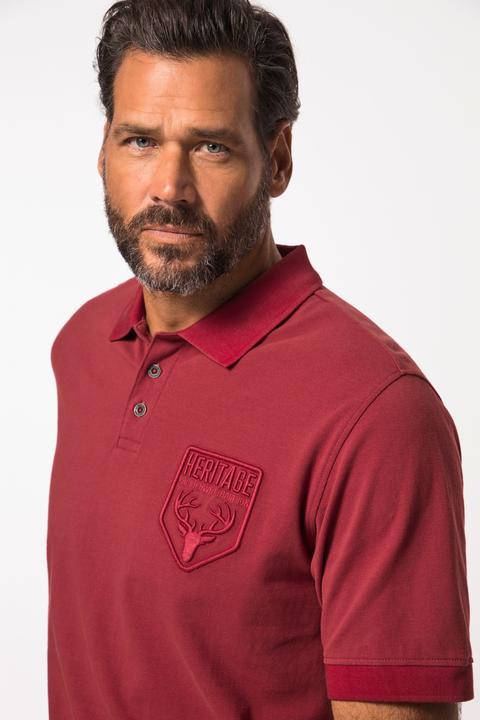 Produktbild JP1880 Poloshirt, Tracht, Halbarm, Piqué, Trachten-Stickerei (8XL)