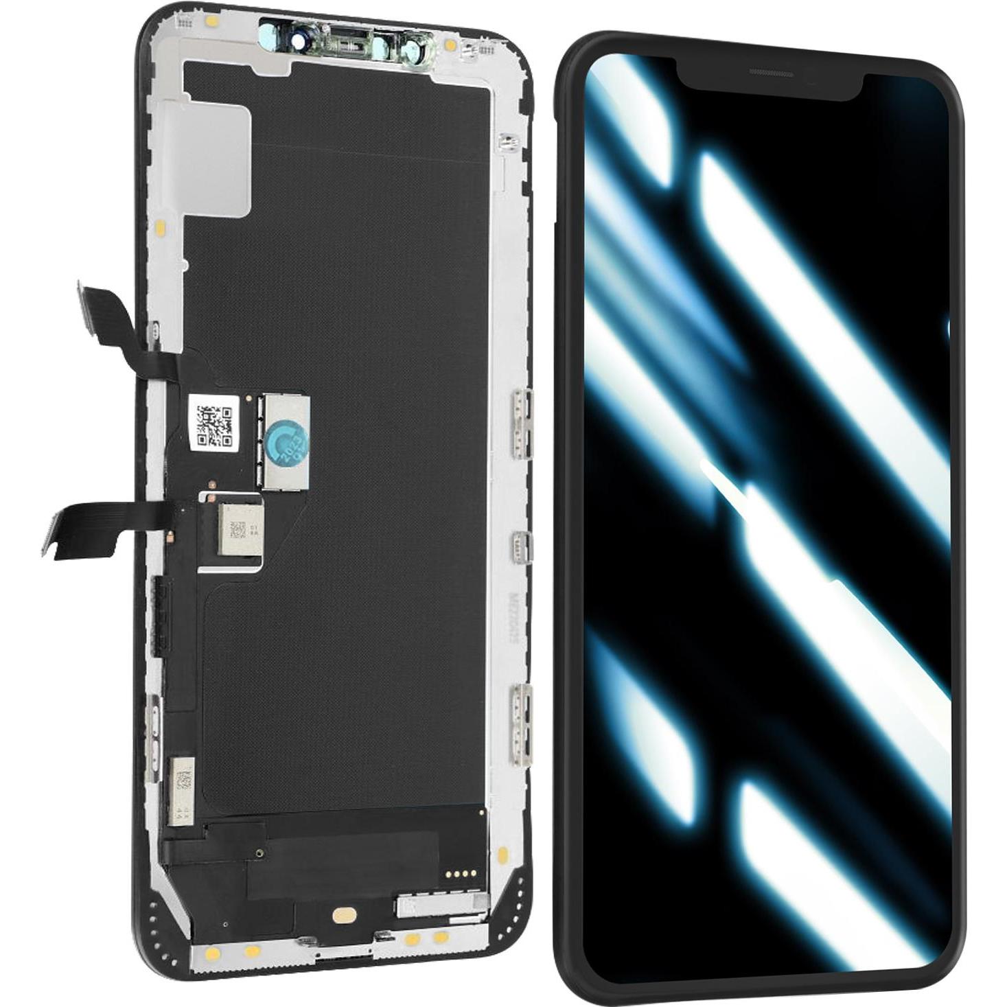 Relife Ersatzteil Hard OLED Bildschirm + Touchscreen, Mobilgerät Ersatzteile, Schwarz