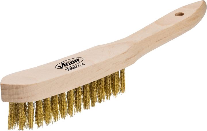 Produktbild Vigor Drahtbürste ∙ Messing ∙ 4-reihig ∙ V6807-4