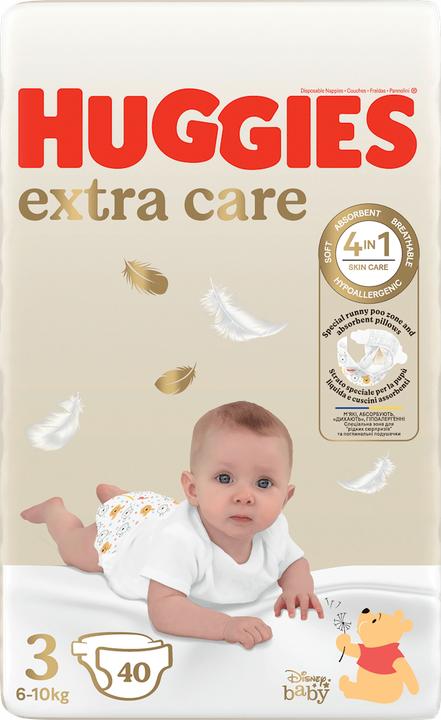 Produktbild Huggies Extra Care (Gr. 3, Monatsbox, 40 Stk.)