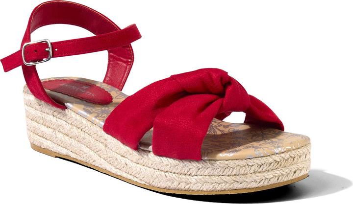 Actual product image Joe Browns Knot Detail Ankle Strap Platform Espadrille Sandals (38)