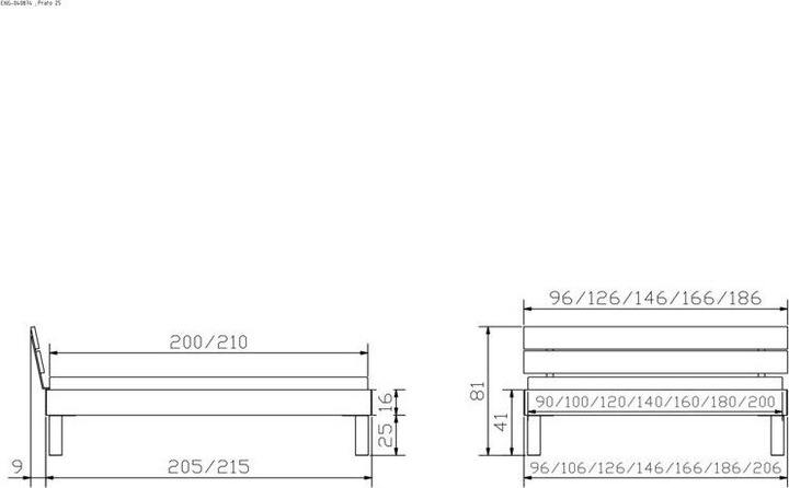 Produktbild Hasena Prato25 (180 x 200 cm)