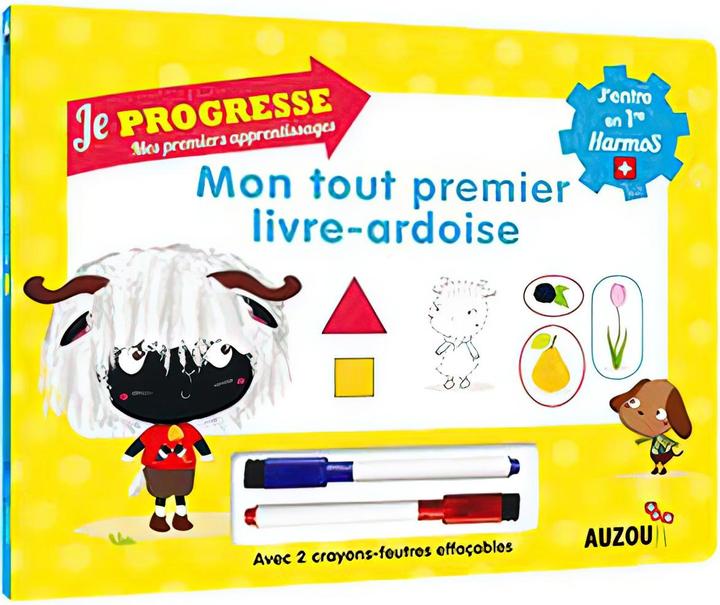 Je progresse / Les chiffres / Mon livre-ardoise 1 ere Harmos (Französisch, Collectif, 2021)