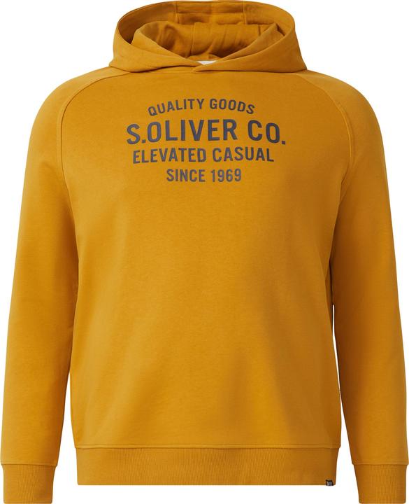 Produktbild s.Oliver Sweatshirt Kapuzenpullover mit Raglanärmeln und Frontprint (4XL)